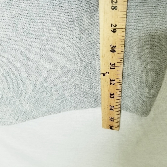 POL Cardigan‎ Gray Chunky Cozy Knit open Front oversized size Medium some piling - Picture 10 of 12